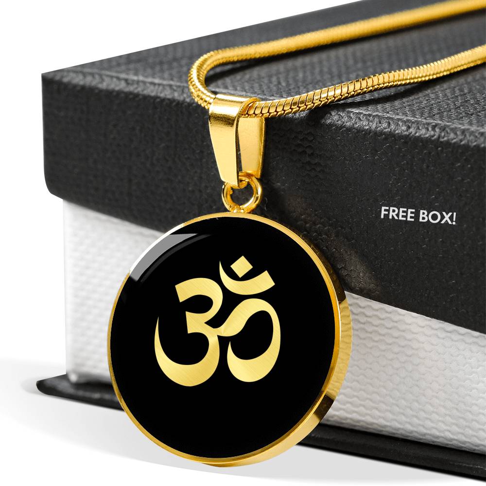 Om necklace - yoga jewelry