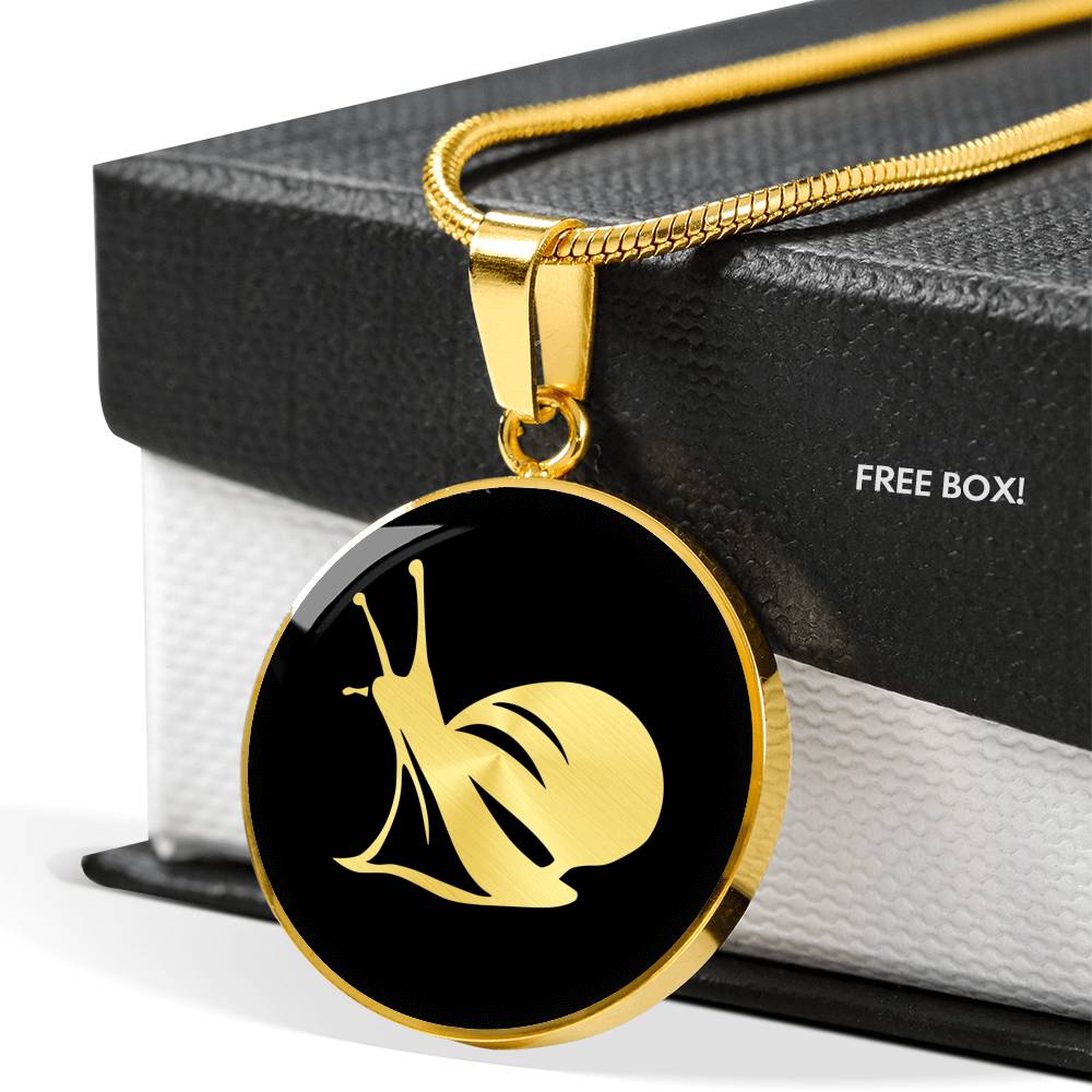 Snail Necklace - Snail Gift