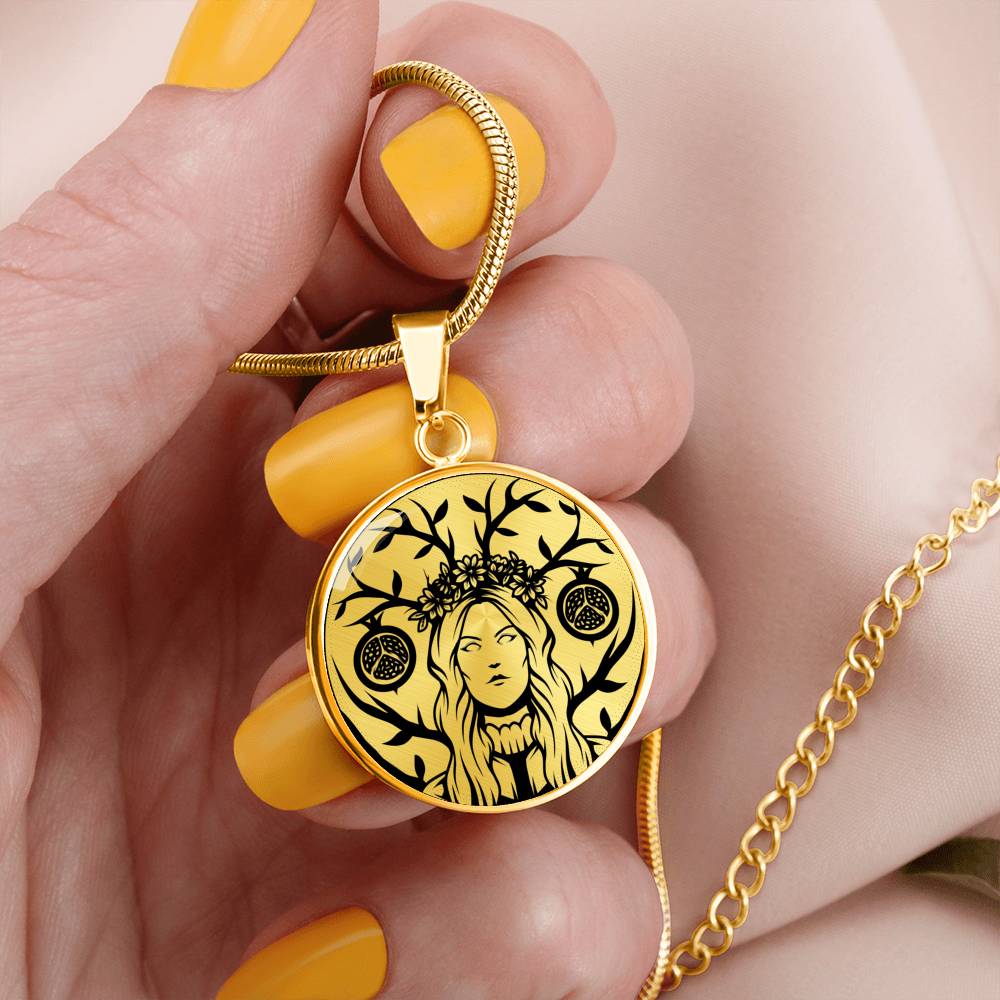 Persephone Pendant - Goddess Queen of the underworld