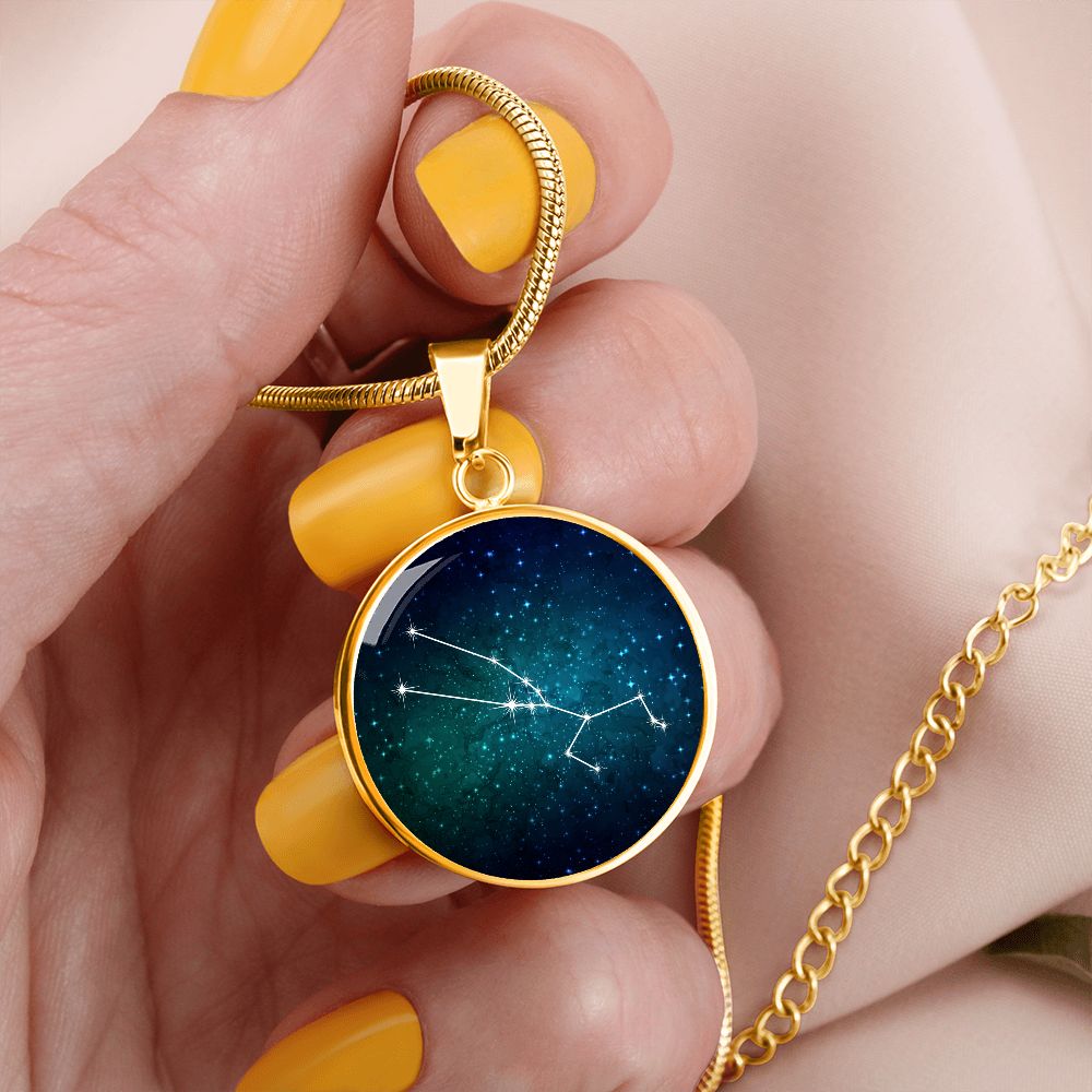 Taurus Necklace - zodiac necklace, constellation necklace