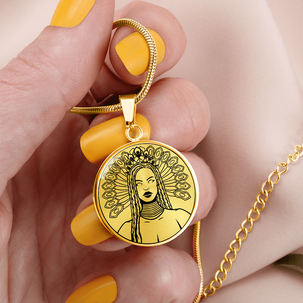Oshun Necklace - Orisha of love, intimacy, beauty, wealth, and diplomacy