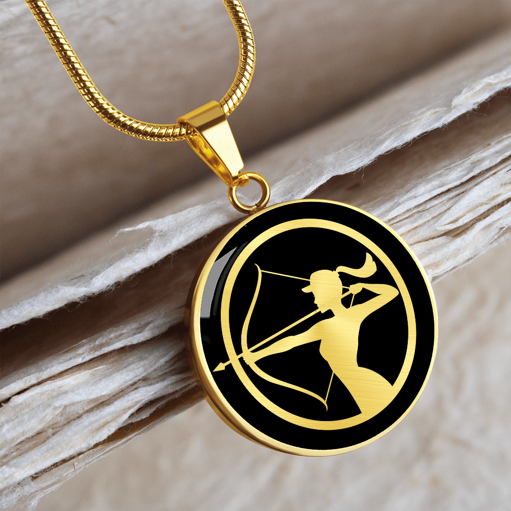 Woman Archery Necklace