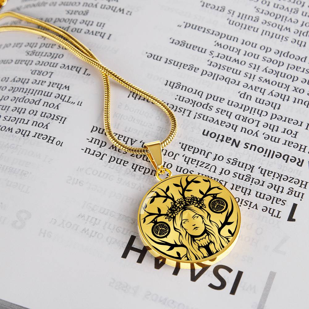 Persephone Pendant - Goddess Queen of the underworld