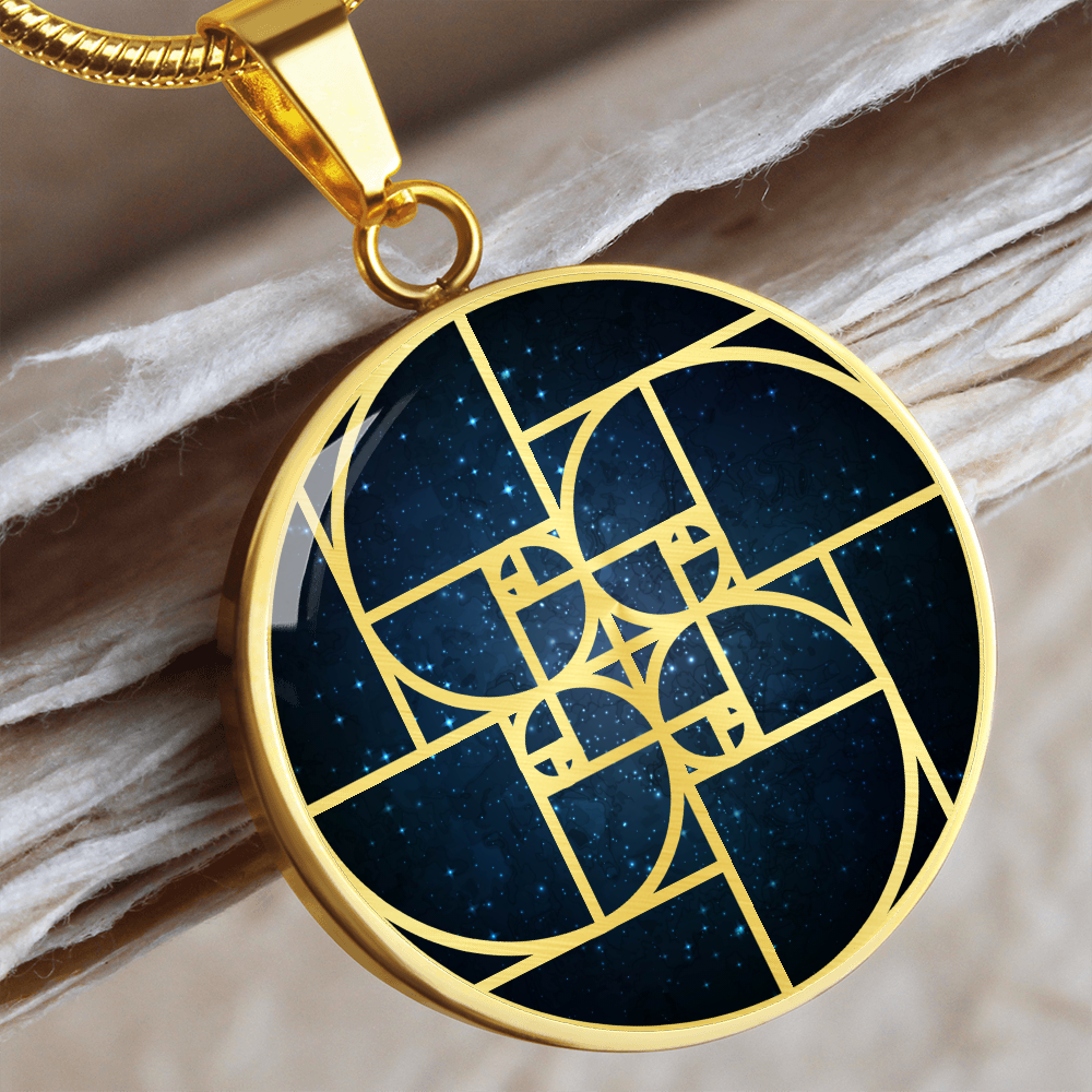 Fibonacci Spiral Necklace
