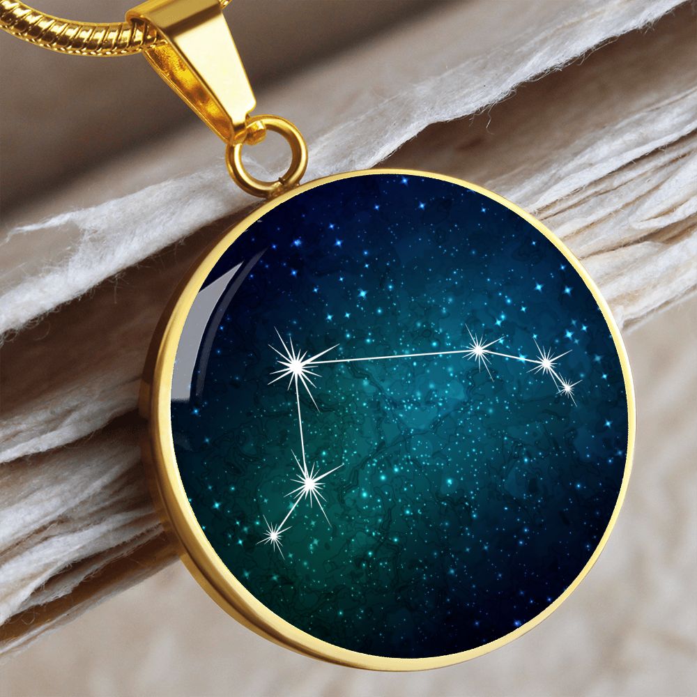 Aries Necklace - zodiac necklace, constellation necklace