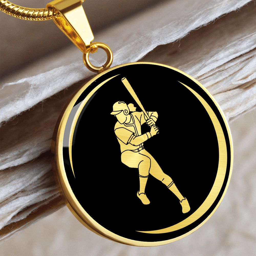 Woman Softball Necklace