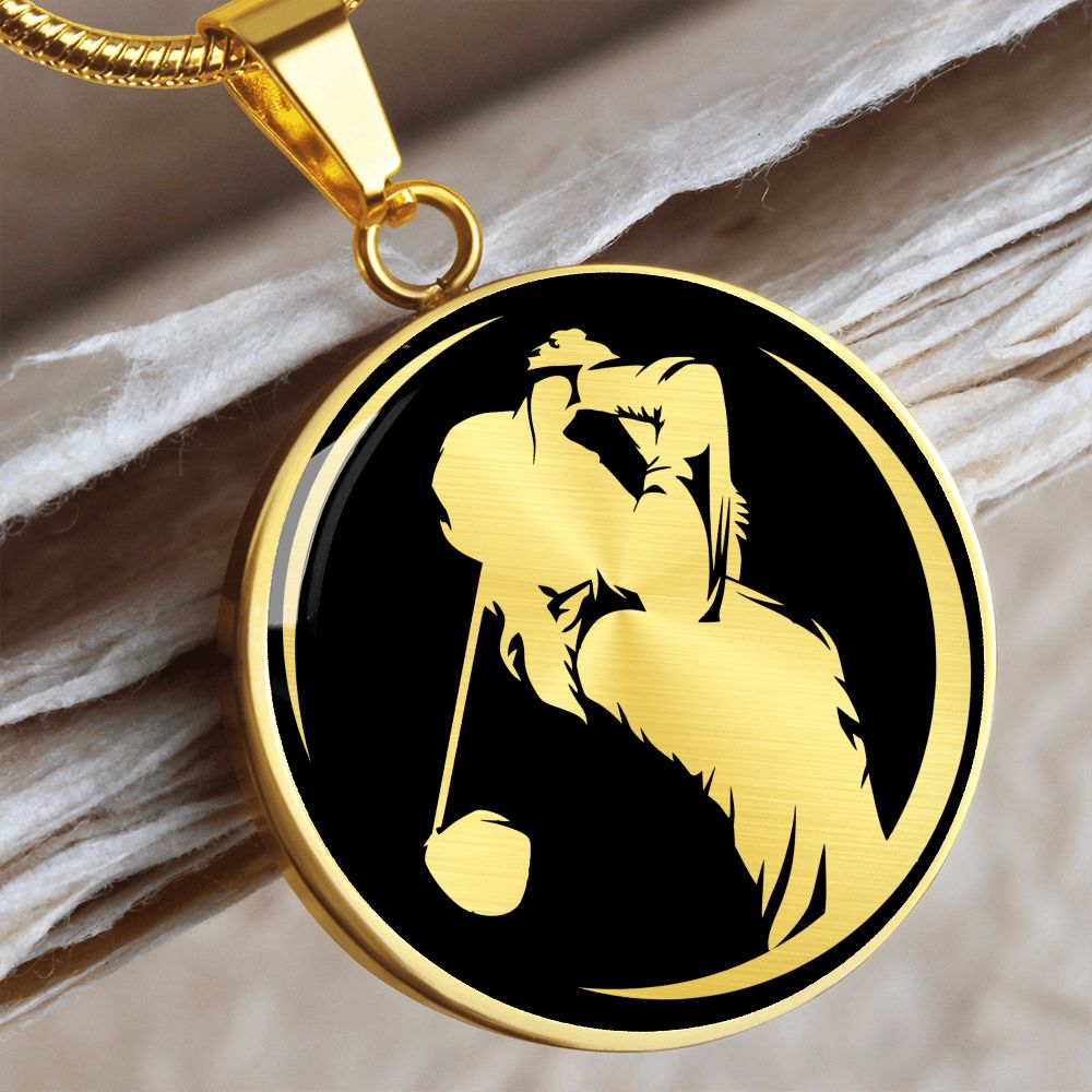 Woman Golf Necklace