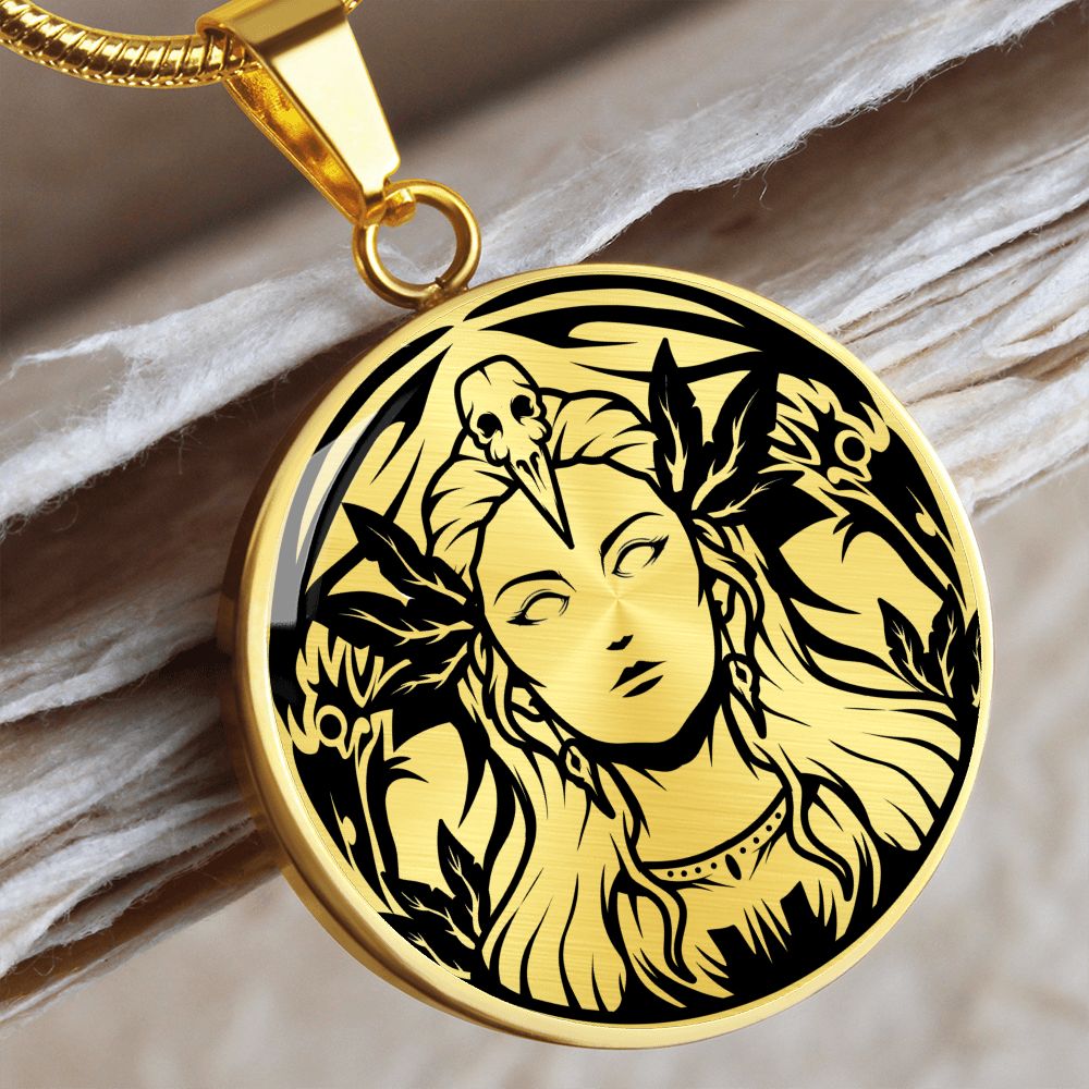 Morrigan Necklace - Goddess of death and war