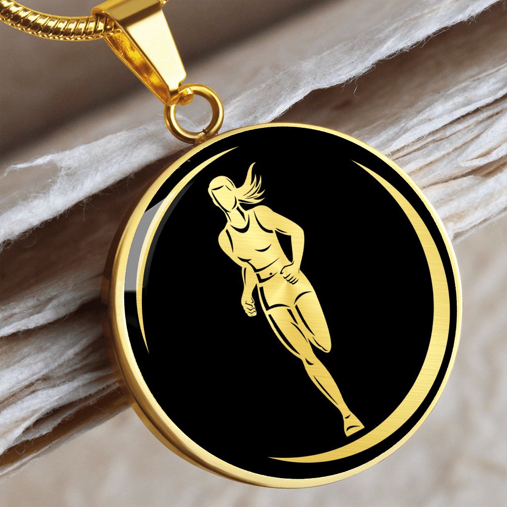 Woman Marathon Necklace