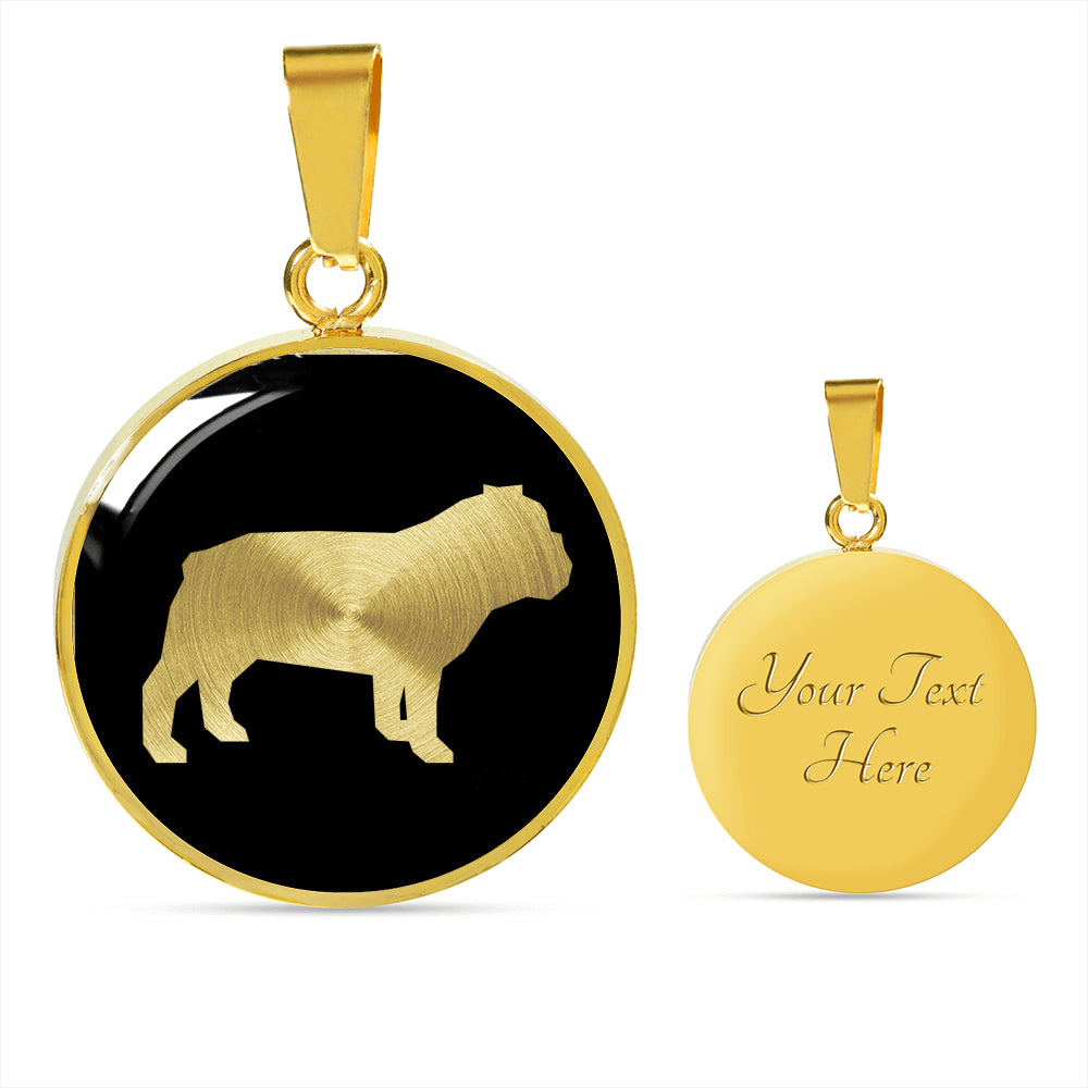 Bulldog Necklace - Bulldog Gift