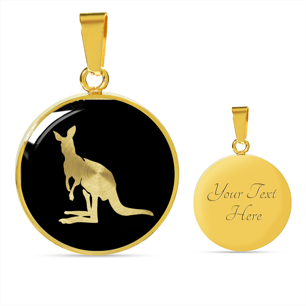 Kangaroo Necklace - Kangaroo Gift