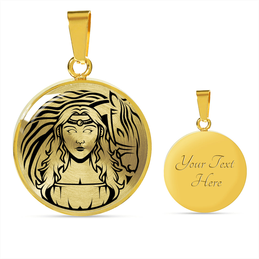 Epona Necklace - Celtic Horse Goddess