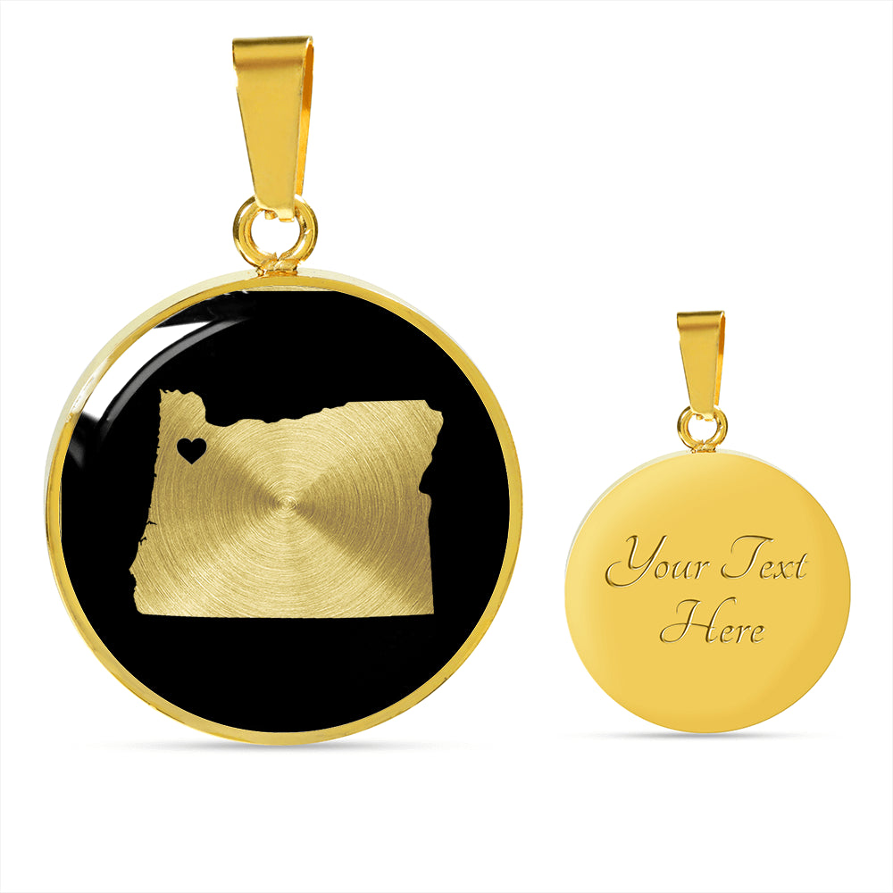 Oregon Necklace - Oregon Gift
