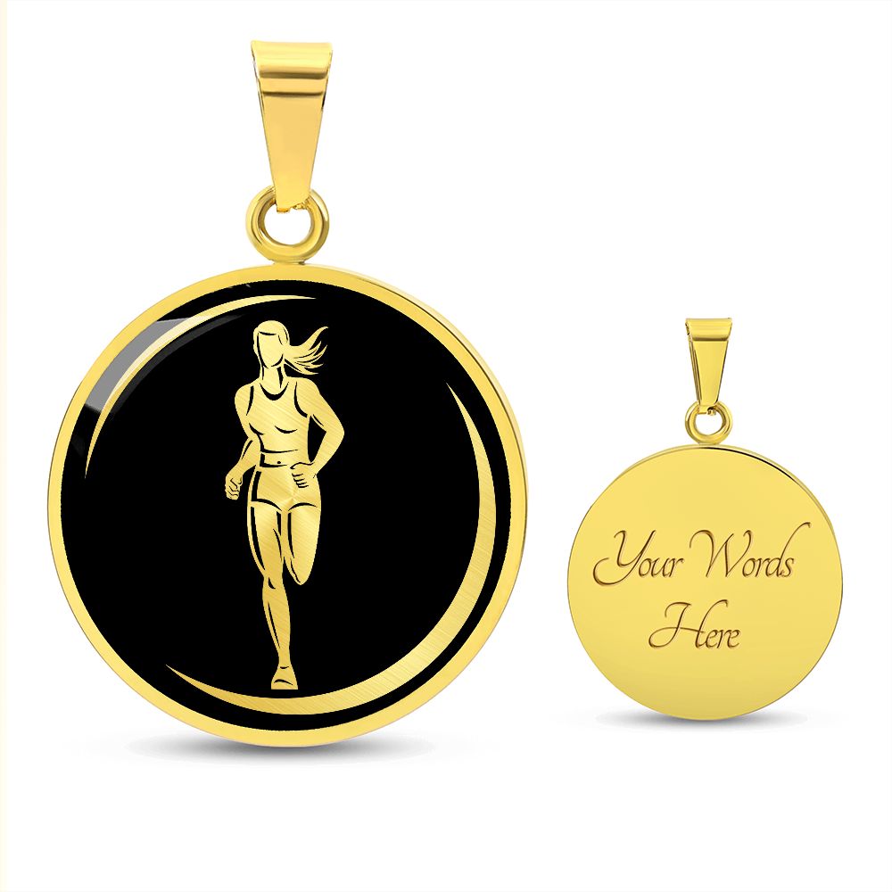 Woman Marathon Necklace