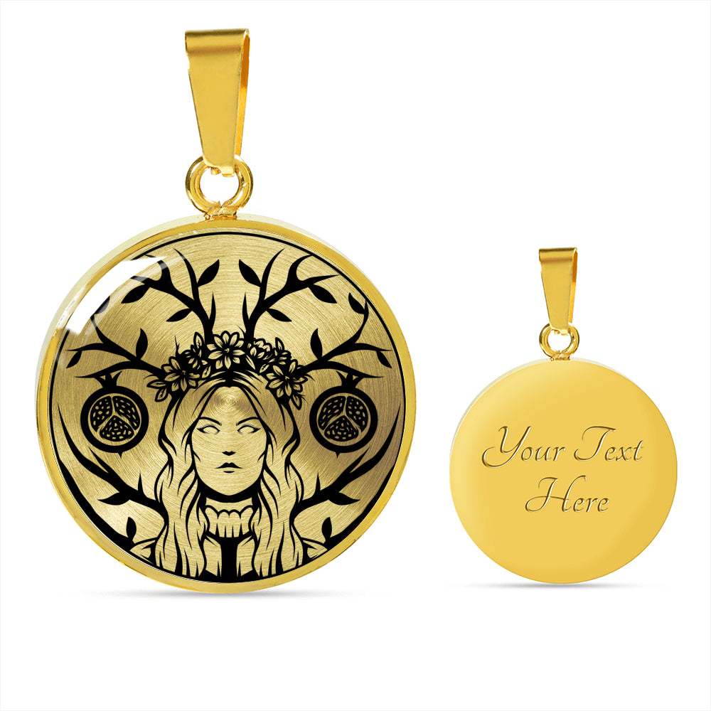Persephone Pendant - Goddess Queen of the underworld