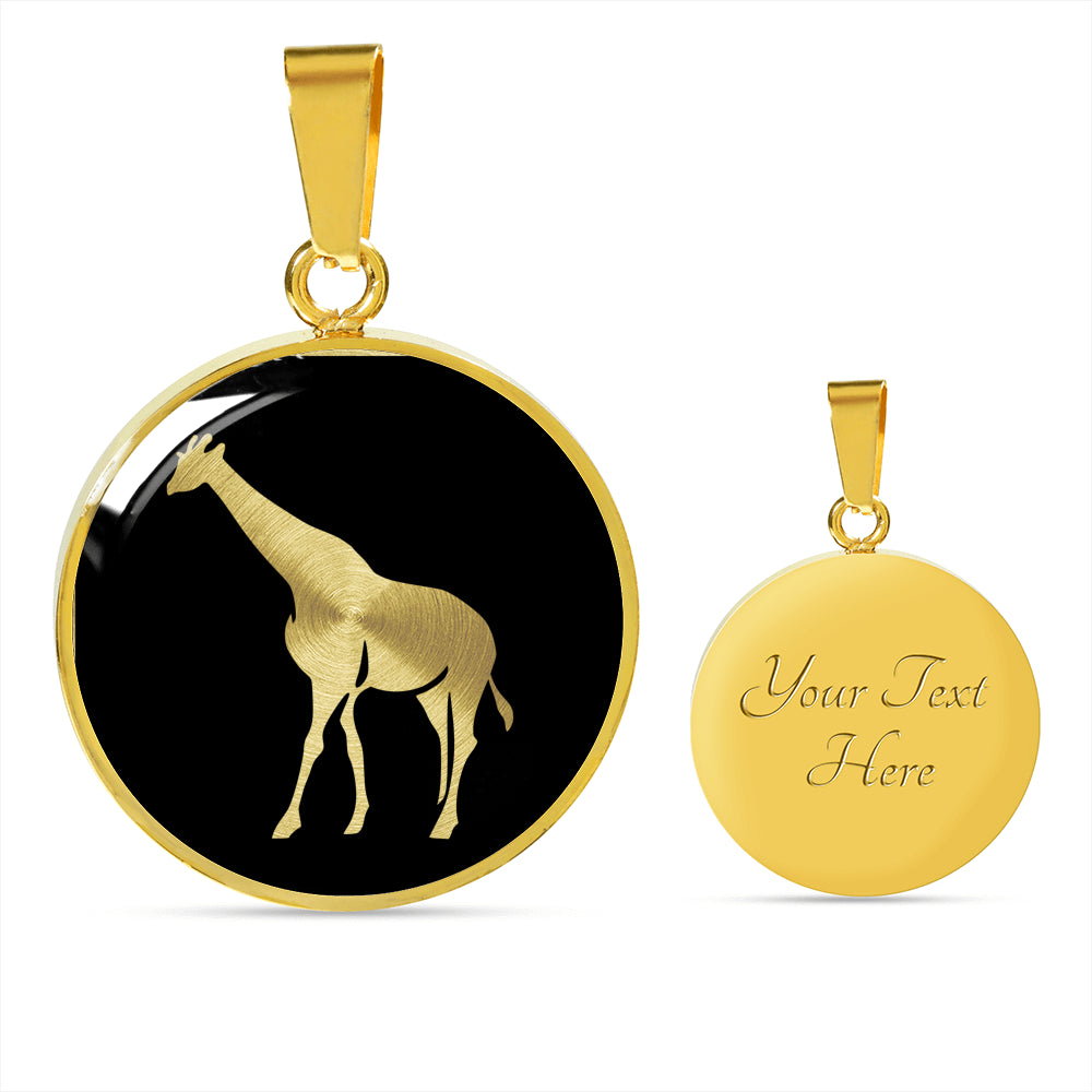 Giraffe Necklace - Giraffe Gift