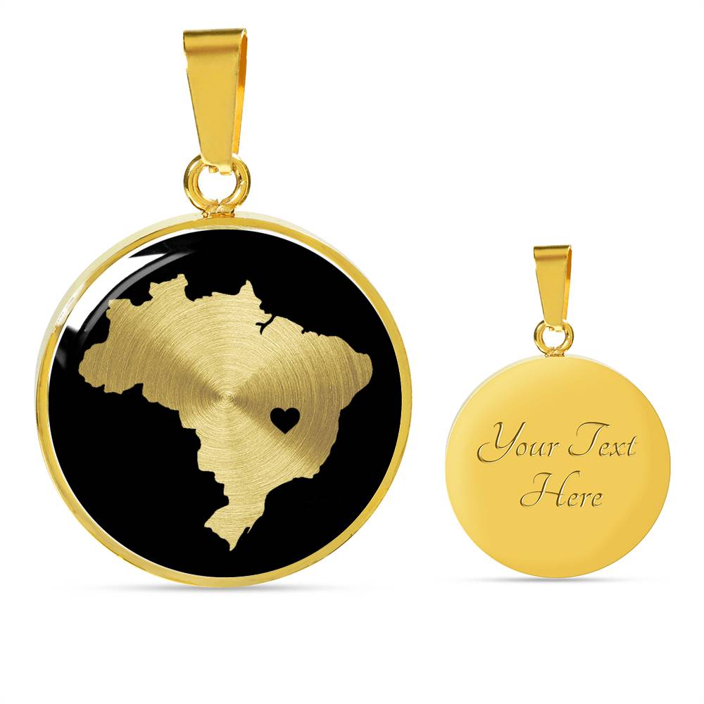 Brazil Necklace - Brazil Gift