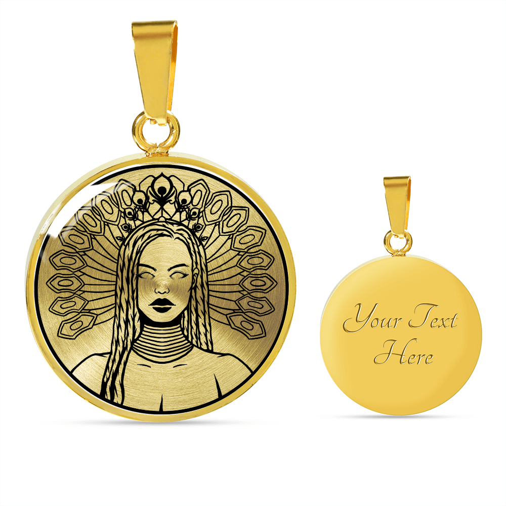 Oshun Necklace - Orisha of love, intimacy, beauty, wealth, and diplomacy