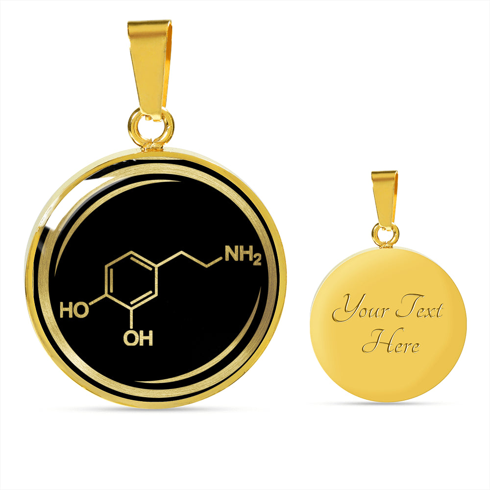 Dopamine Molecule Necklace - Love, Pleasure Hormone
