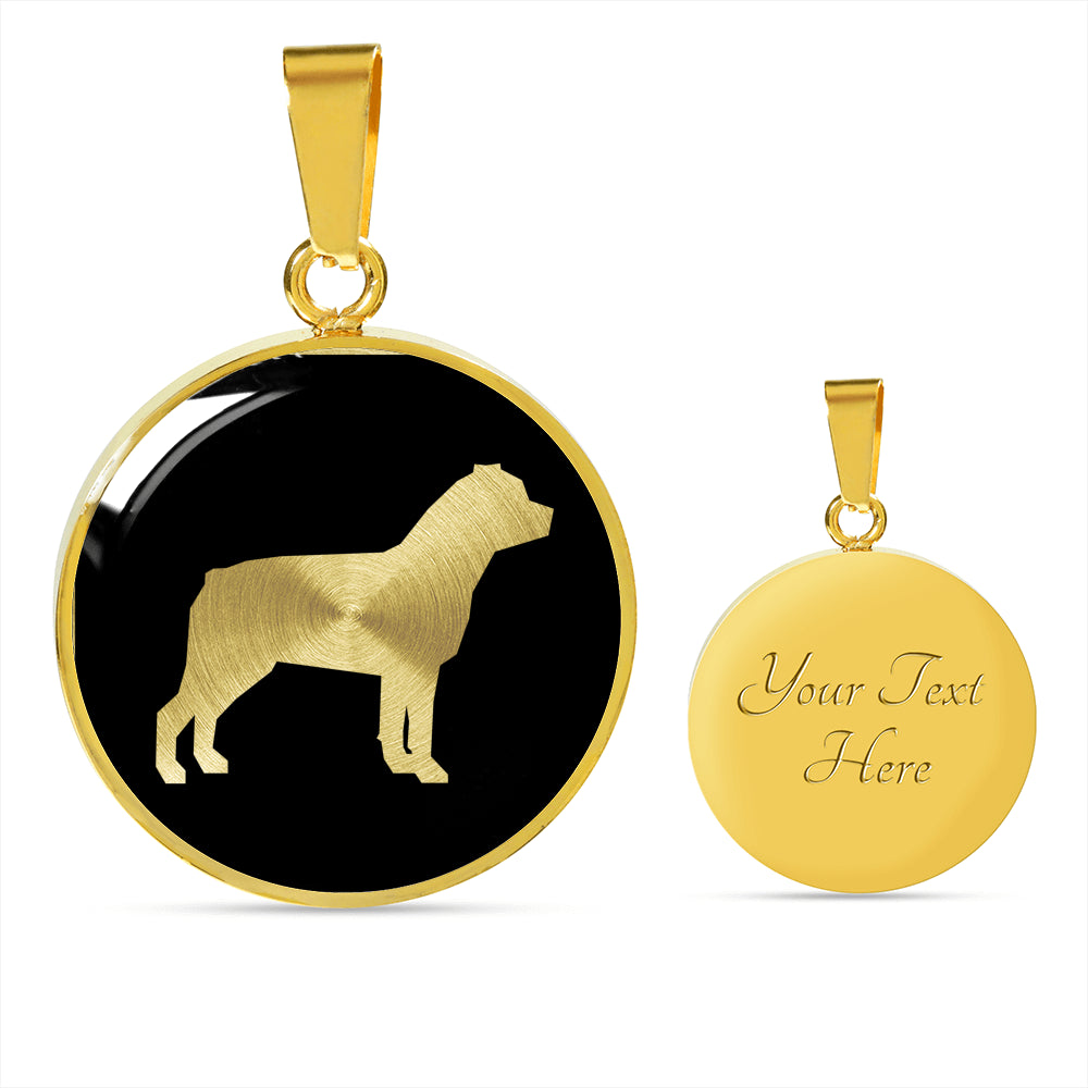 Rottweiler Necklace - Rottweiler Gift