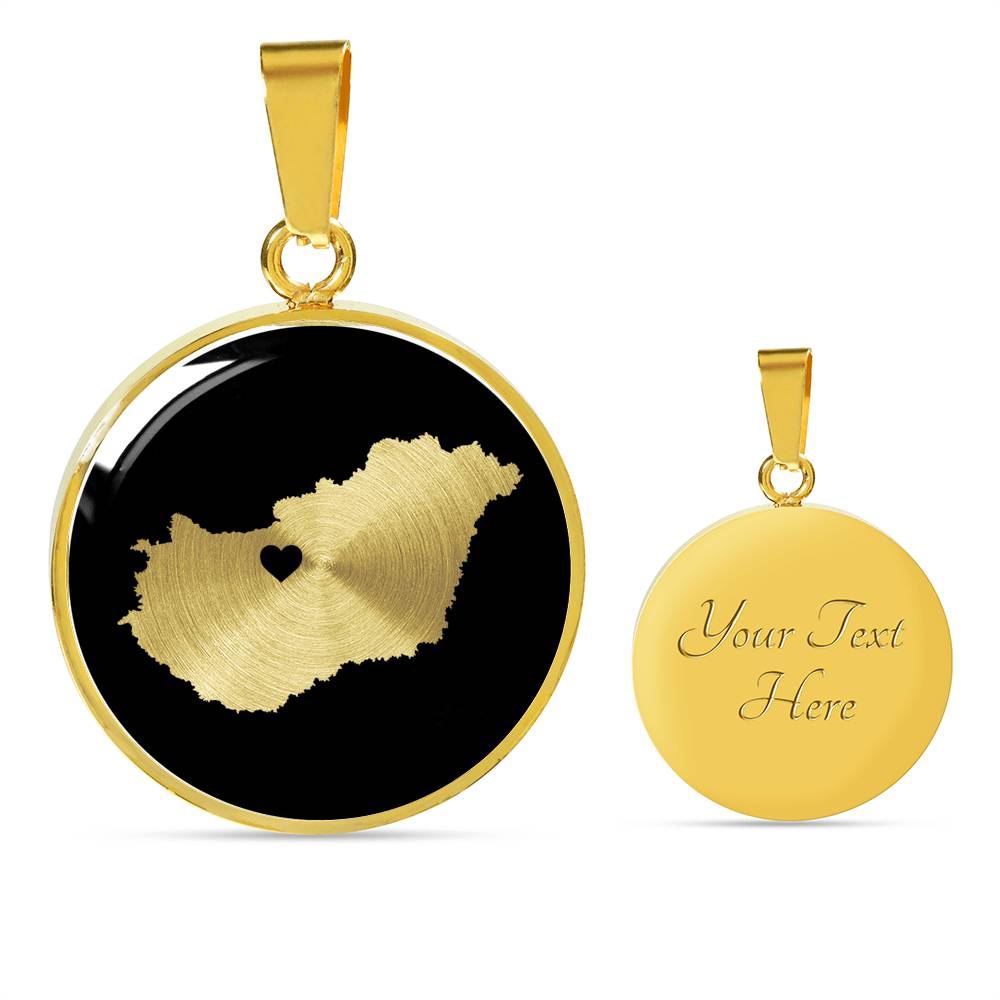 Hungary Necklace - Hungary Gift