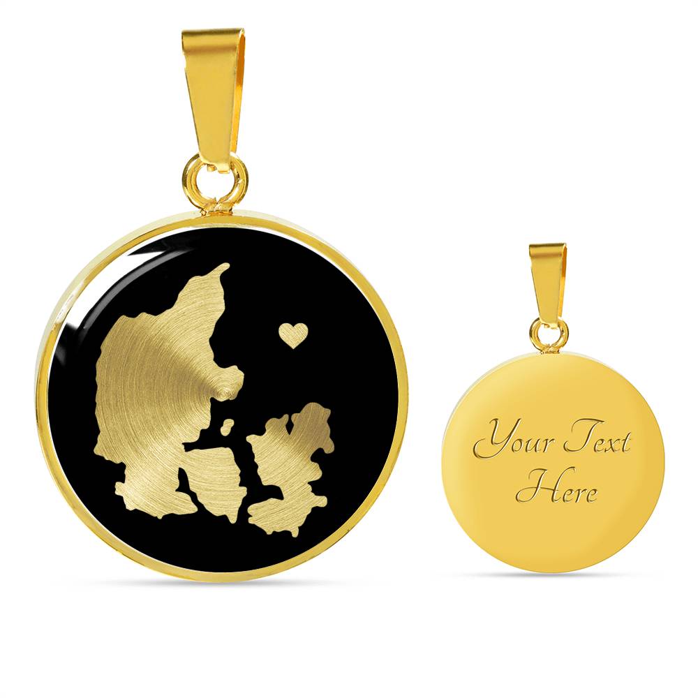 Denmark Necklace - Denmark Gift
