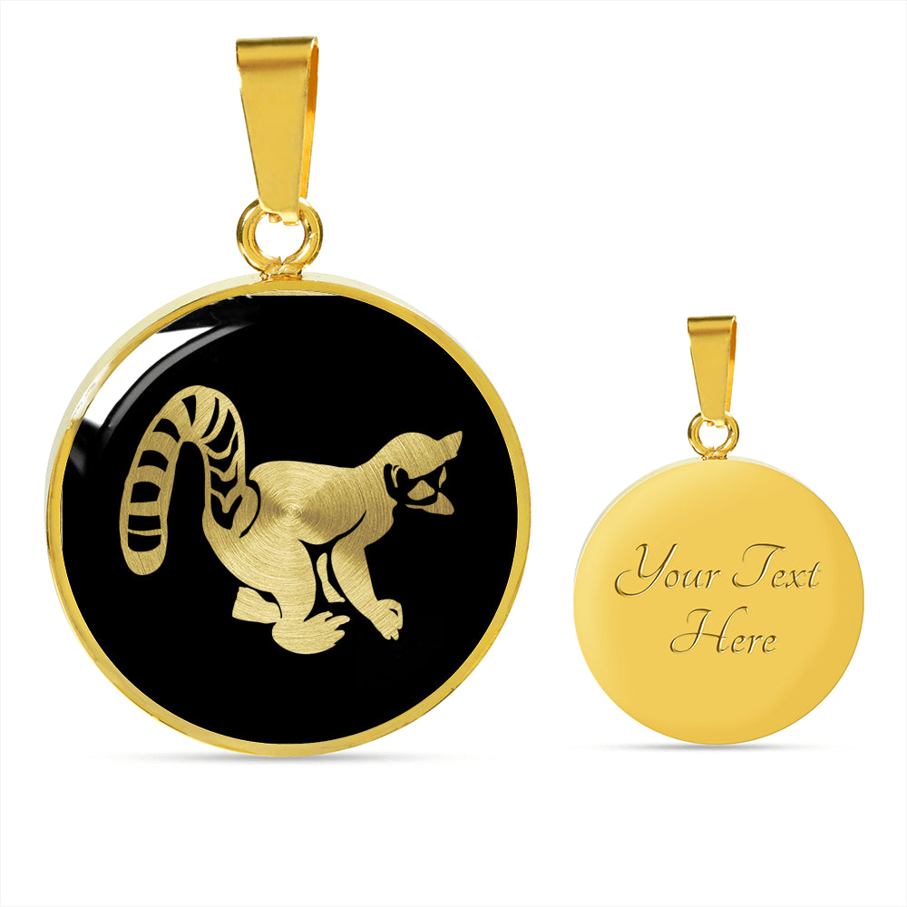 Lemur Necklace - Lemur Gift