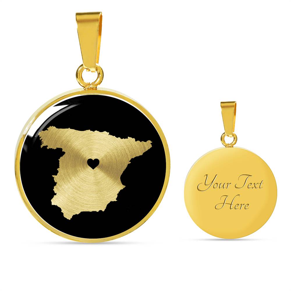 Spain Necklace - Spain Gift
