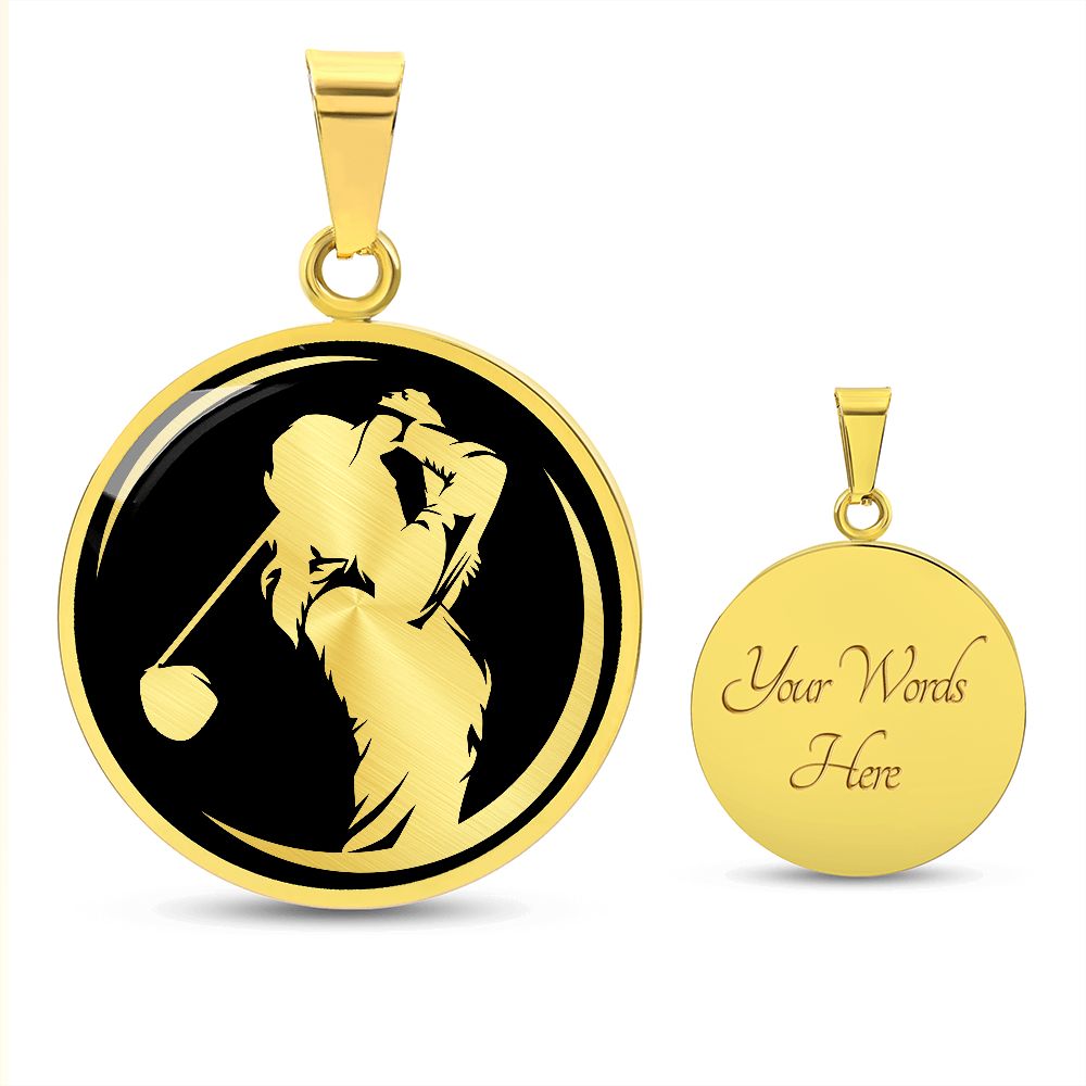 Woman Golf Necklace