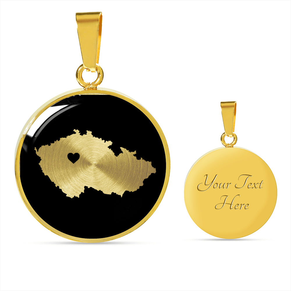Czech Republic Necklace - Czech Republic Gift