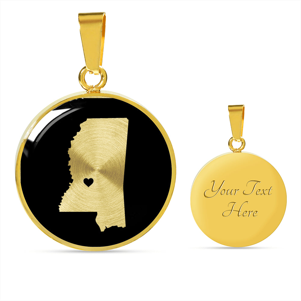 Mississippi Necklace - Mississippi Gift