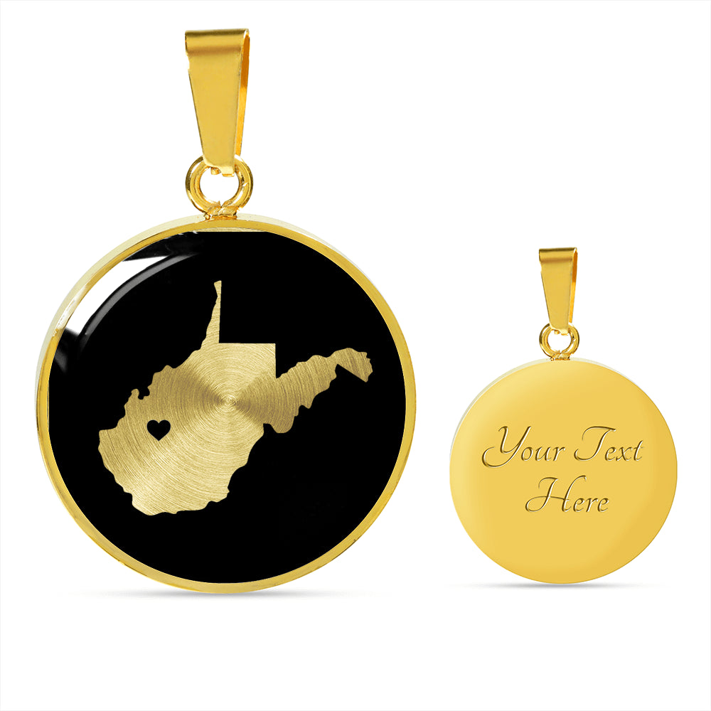 West Virginia Necklace - West Virginia Gift