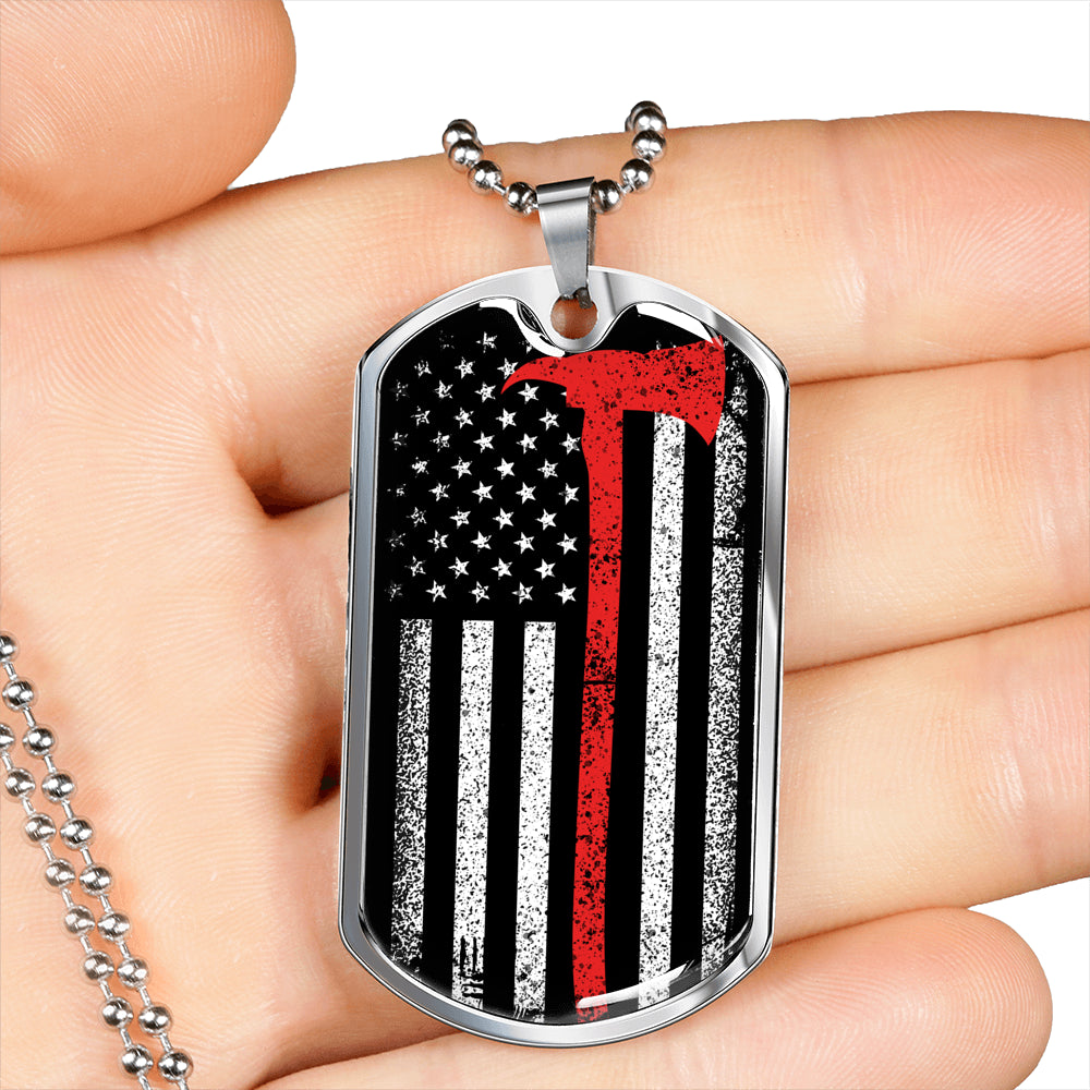 Firefighter Necklace - Firefighter gift