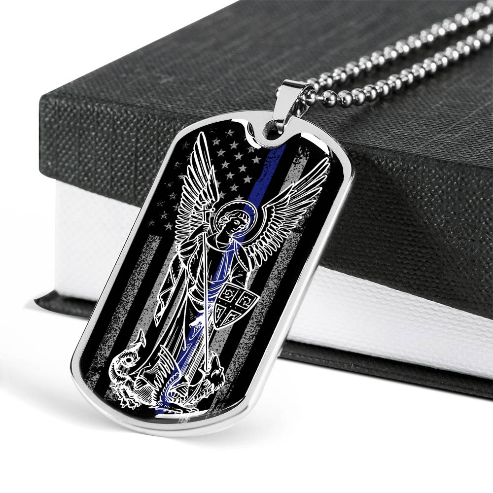 Police Officer Gift - Police Academy Graduation Gift - St Michael Protection Necklace