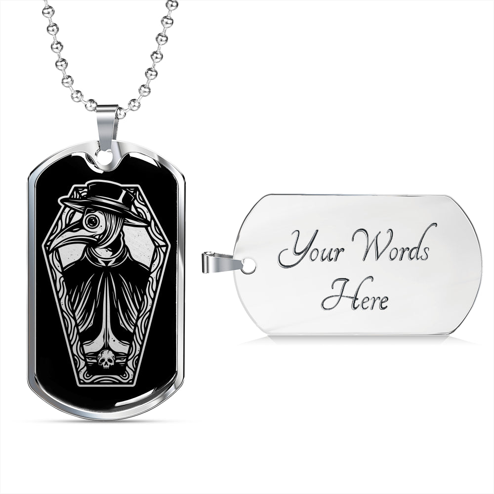 Medieval Plague Doctor Necklace - Dr plague