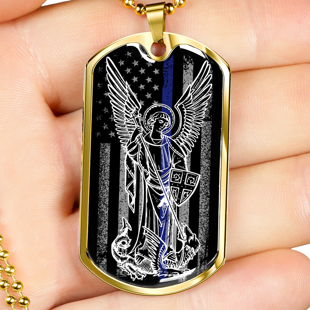 Police Officer Gift - Police Academy Graduation Gift - St Michael Protection Necklace