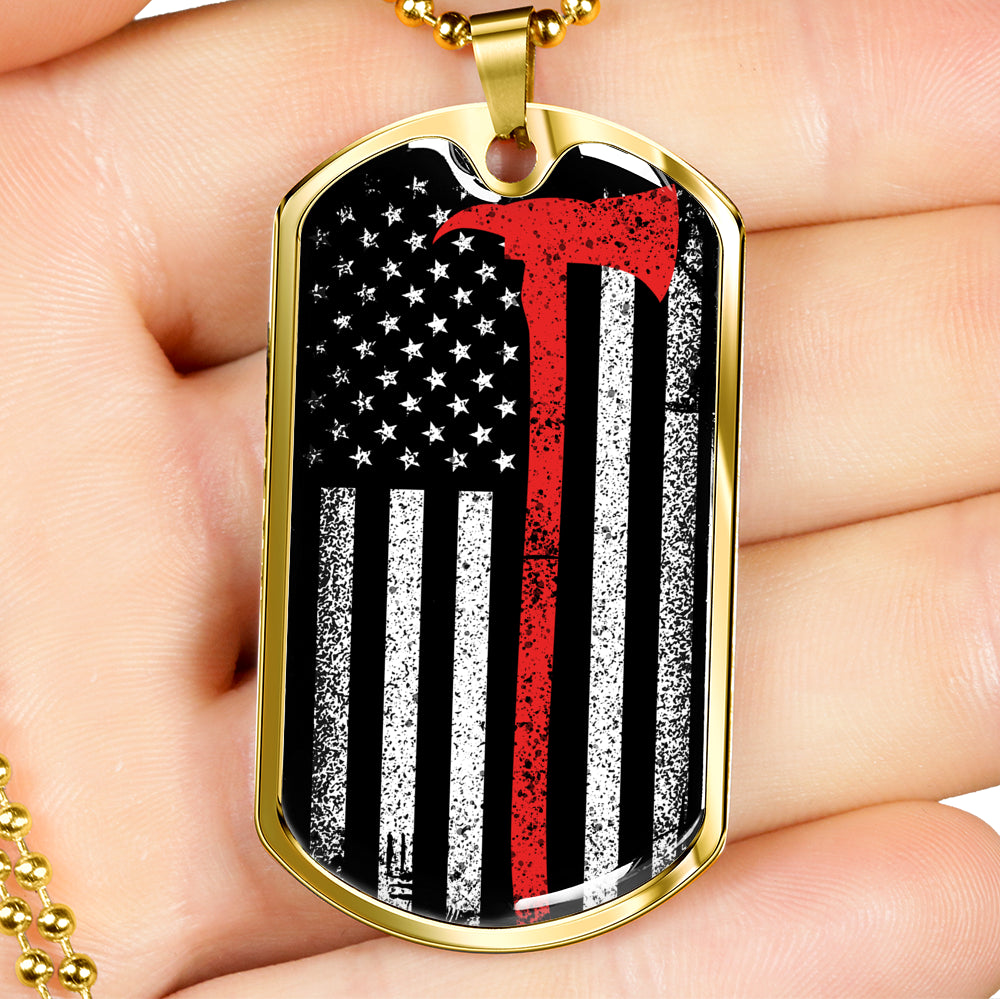 Firefighter Necklace - Firefighter gift
