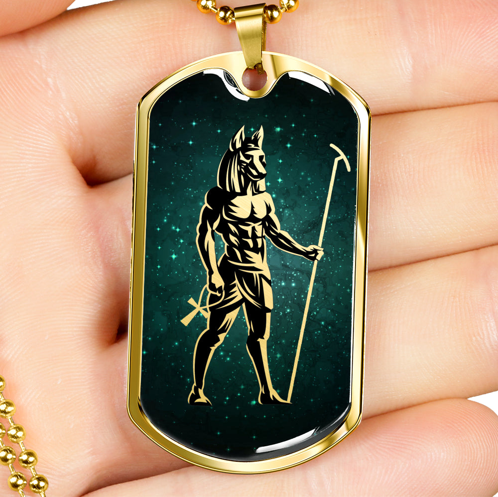 Anubis Necklace - Egyptian god of the dead