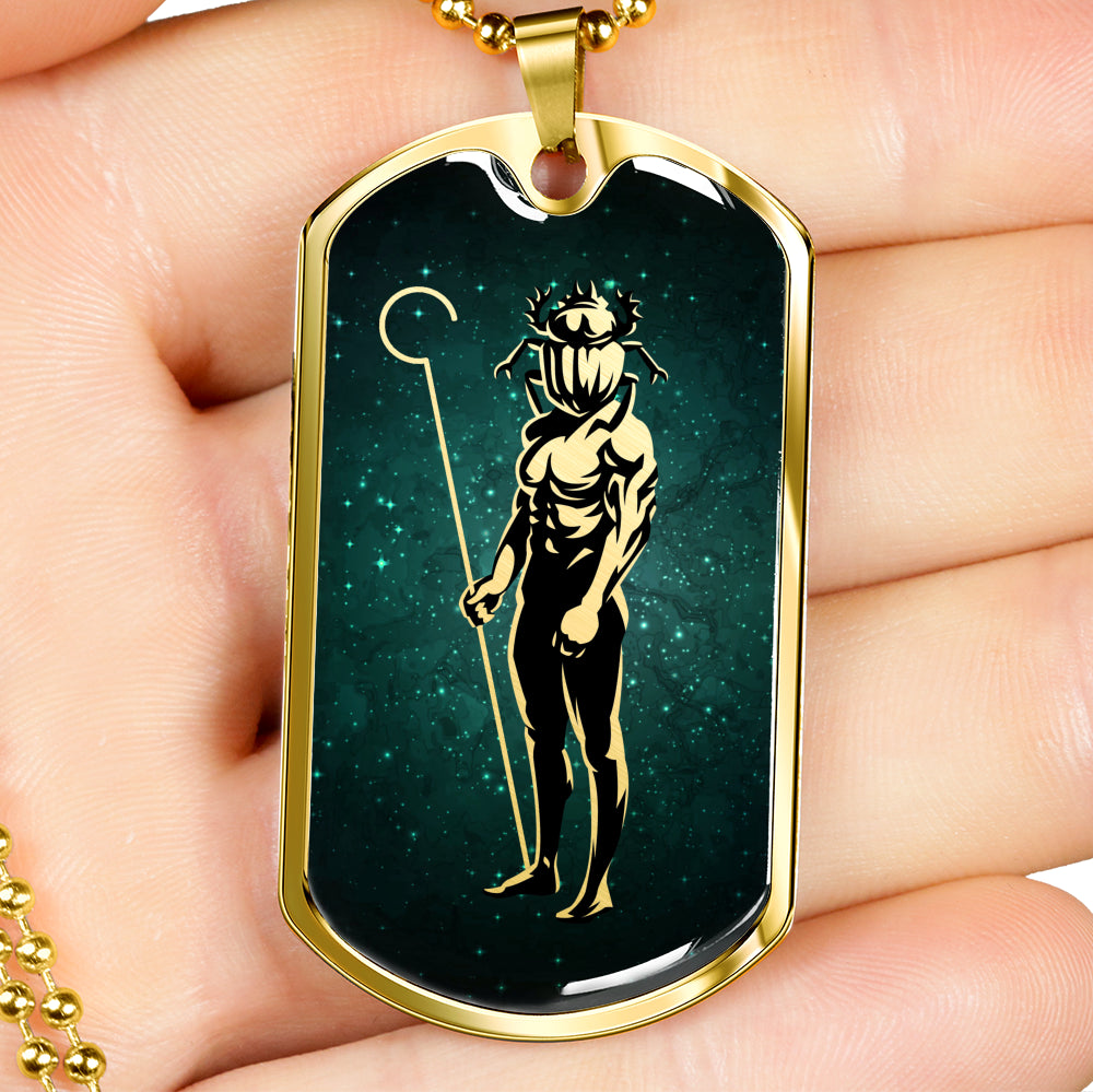 Khepri Necklace - Egyptian scarab god
