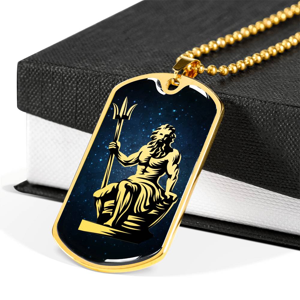 Poseidon Necklace - Greek god of the sea