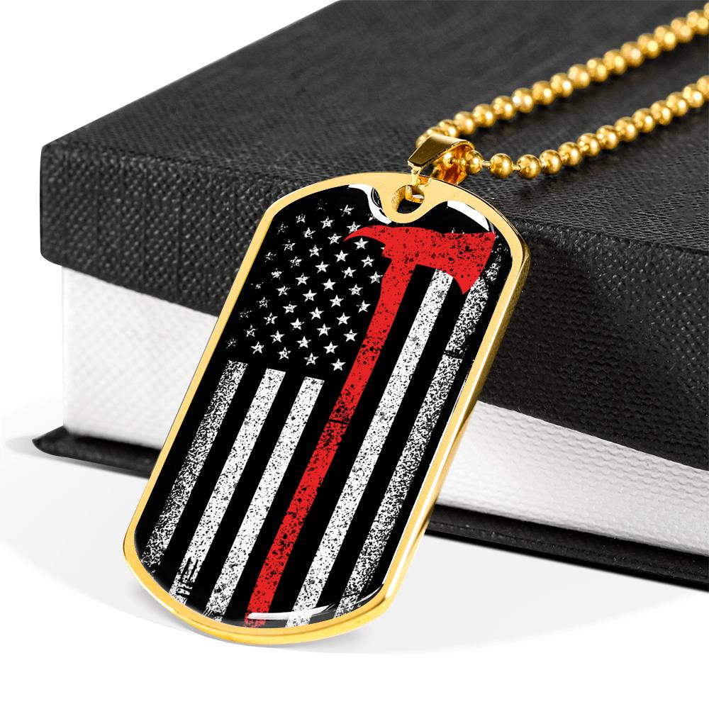 Firefighter Necklace - Firefighter gift