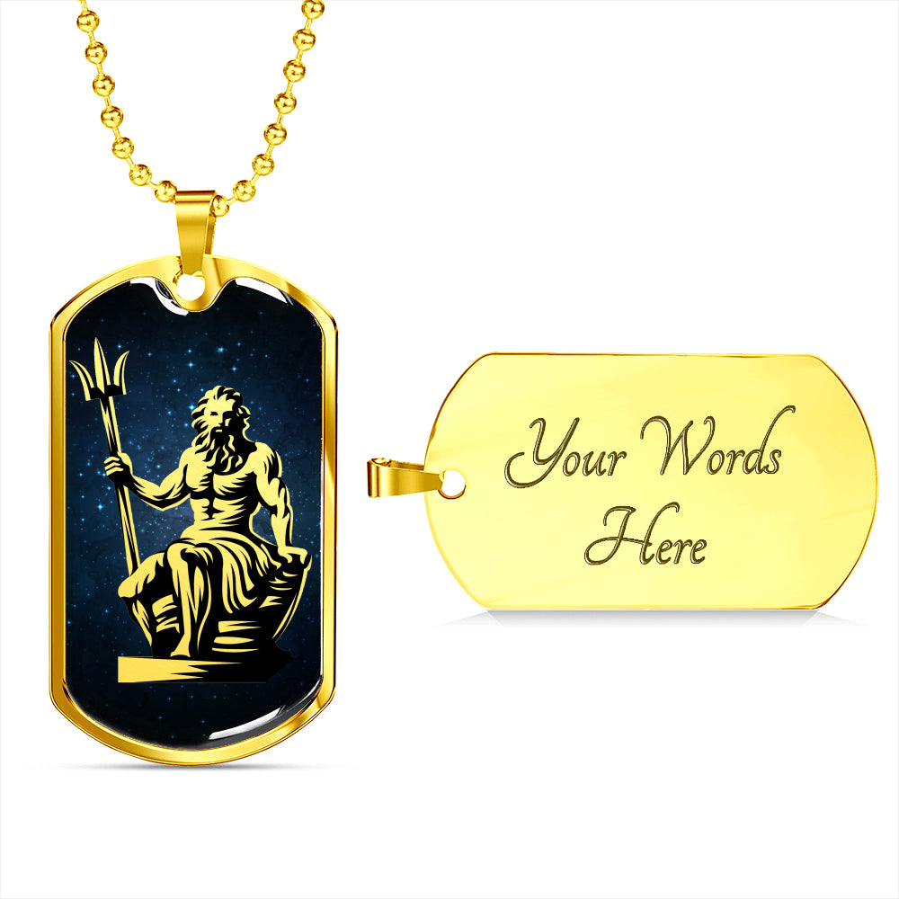 Poseidon Necklace - Greek god of the sea