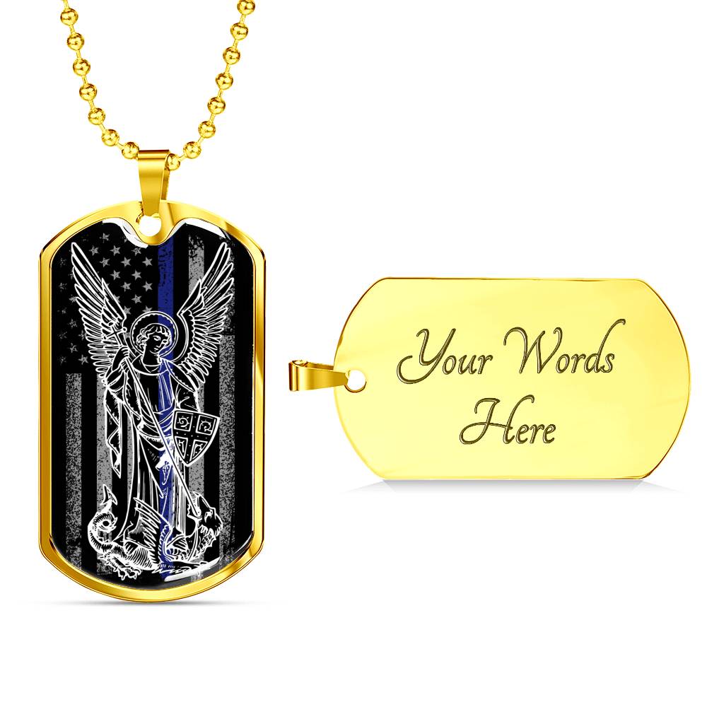 Police Officer Gift - Police Academy Graduation Gift - St Michael Protection Necklace