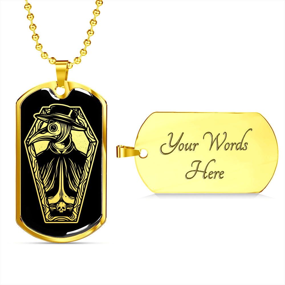 Medieval Plague Doctor Necklace - Dr plague