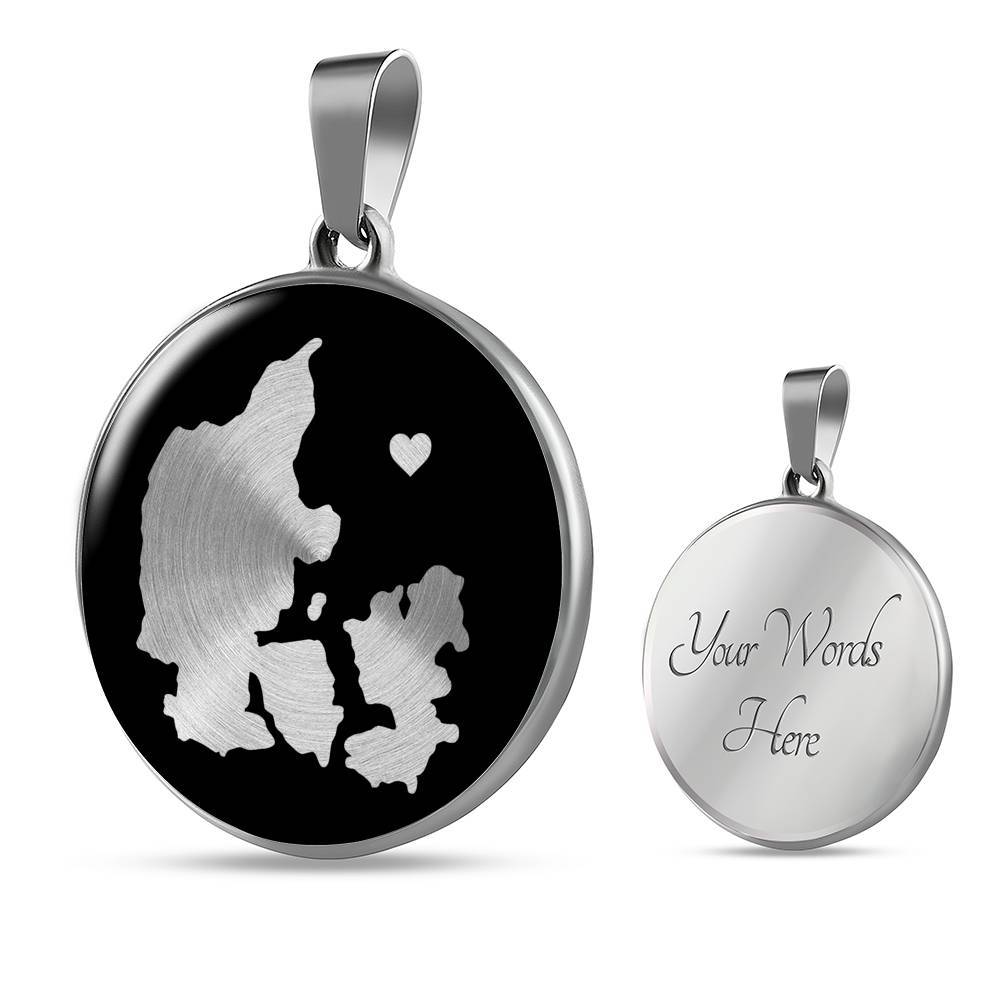 Denmark Necklace - Denmark Gift
