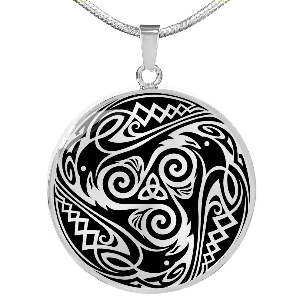 The Morrigan Necklace - Goddess of Death and War