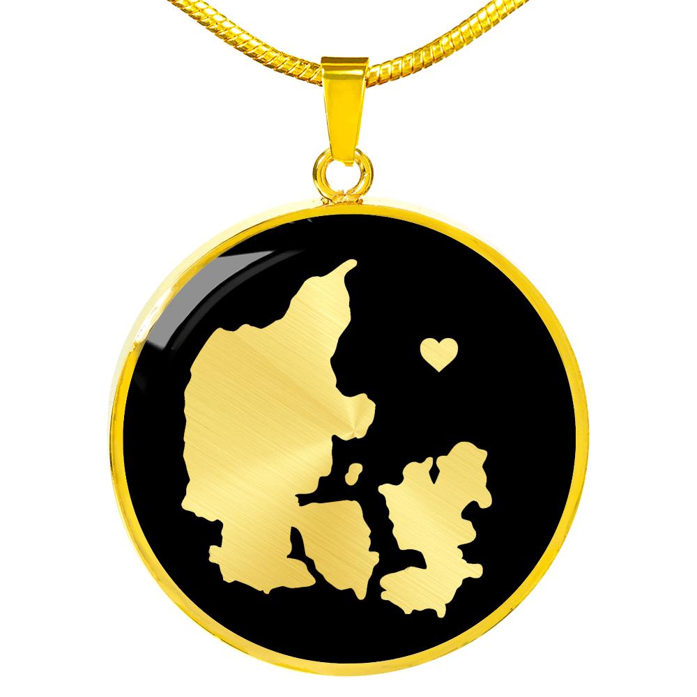 Denmark Necklace - Denmark Gift