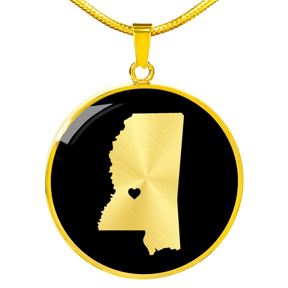 Mississippi Necklace - Mississippi Gift
