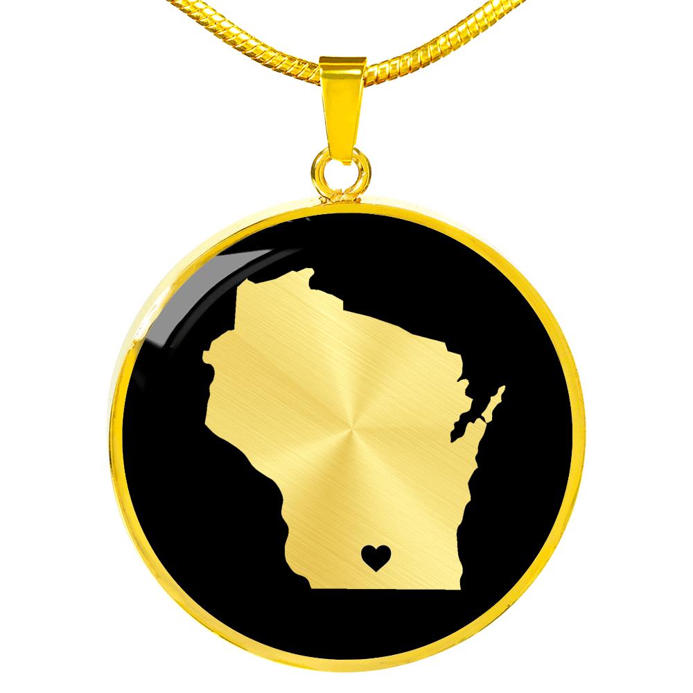 Wisconsin Necklace - Wisconsin Gift