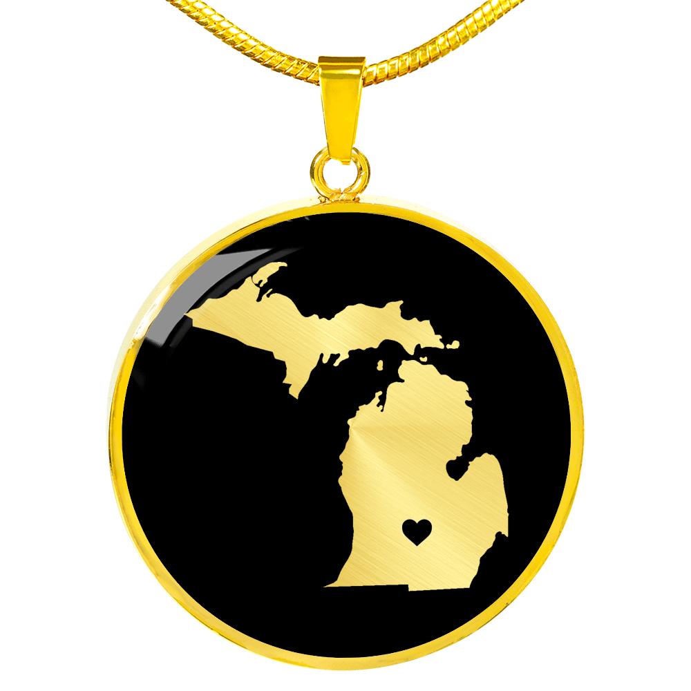Michigan Necklace - Michigan Gift